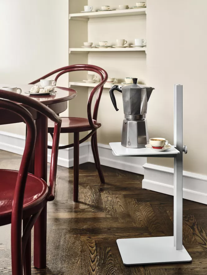 String Furniture Museum Bijzettafel Wit 3 String Furniture Museum Bijzettafel Wit - Afbeelding 3