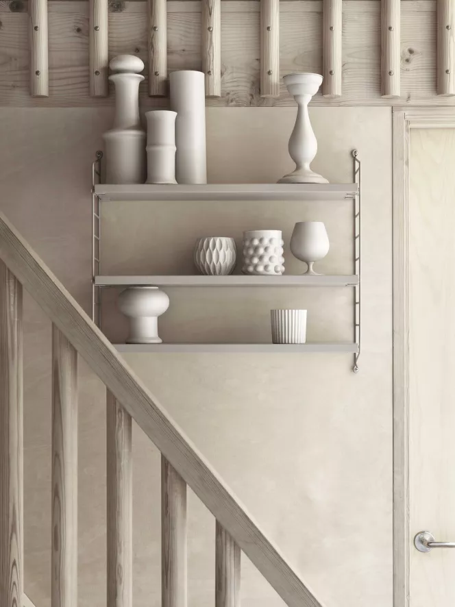 String Furniture Pocket Wandkast Eiken/wit 14 String Furniture Pocket Wandkast Eiken/wit - Afbeelding 14