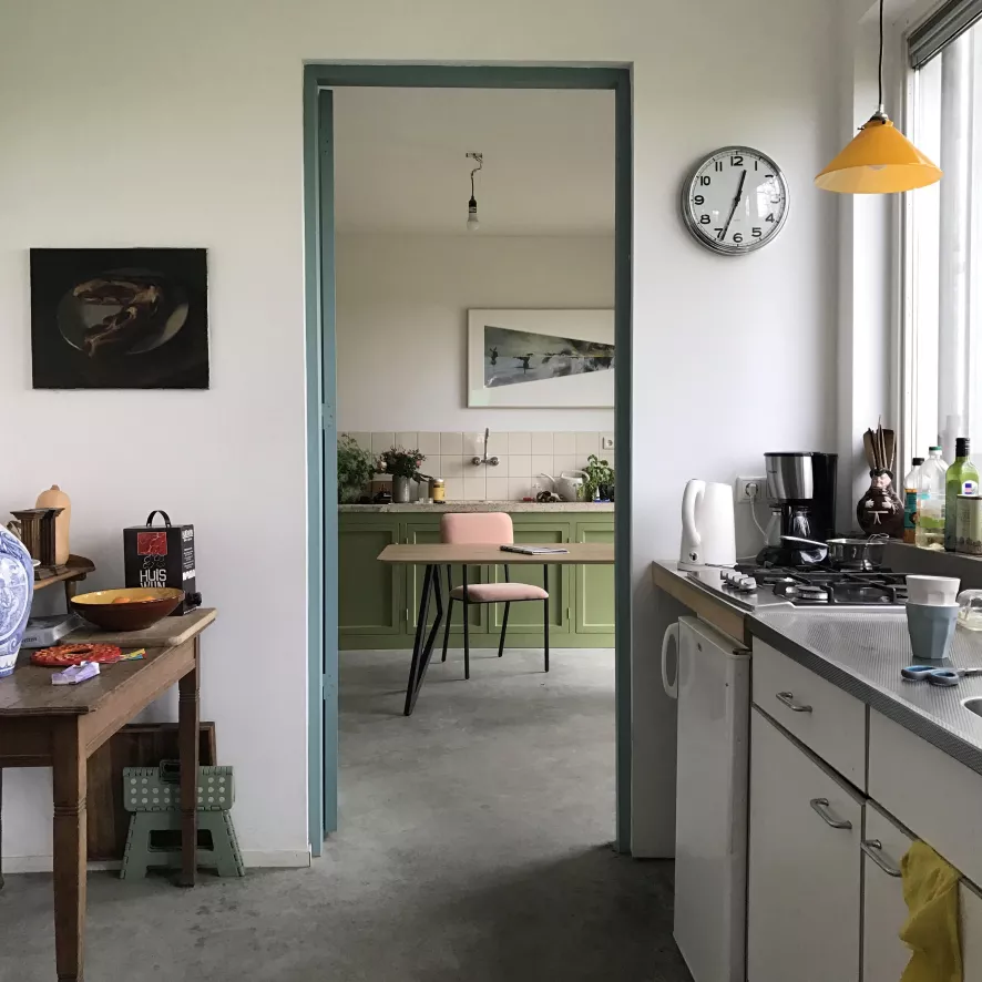 Studio HENK Butterfly Tafel 260x100 Wit Frame, Hardwax Light 3041, Rechte Hoeken 9 Studio HENK Butterfly Tafel 260x100 Wit Frame, Hardwax Light 3041, Rechte Hoeken - Afbeelding 9