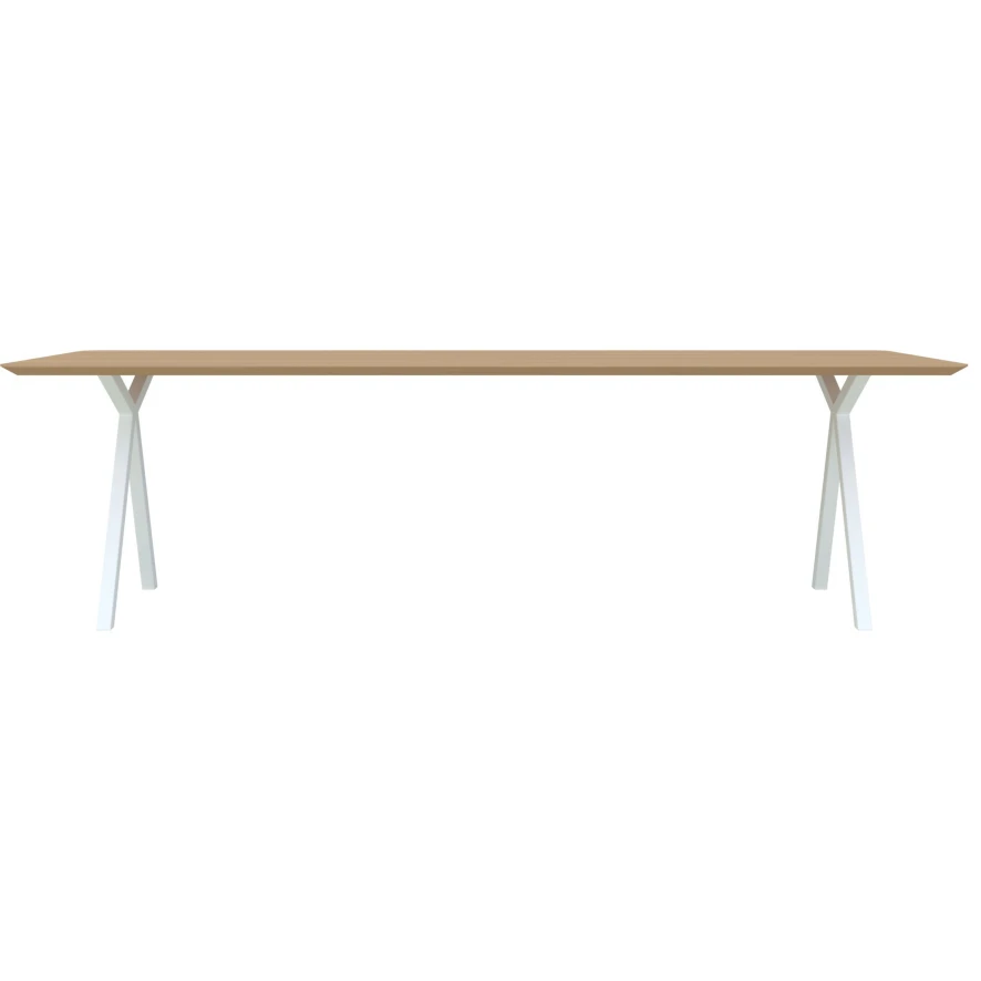 Studio HENK Slim X-Type Tafel 200x90 Zwart Frame, Naturel Hardwax, Rechte Hoeken 19 Studio HENK Slim X-Type Tafel 200x90 Zwart Frame, Naturel Hardwax, Rechte Hoeken - Afbeelding 19