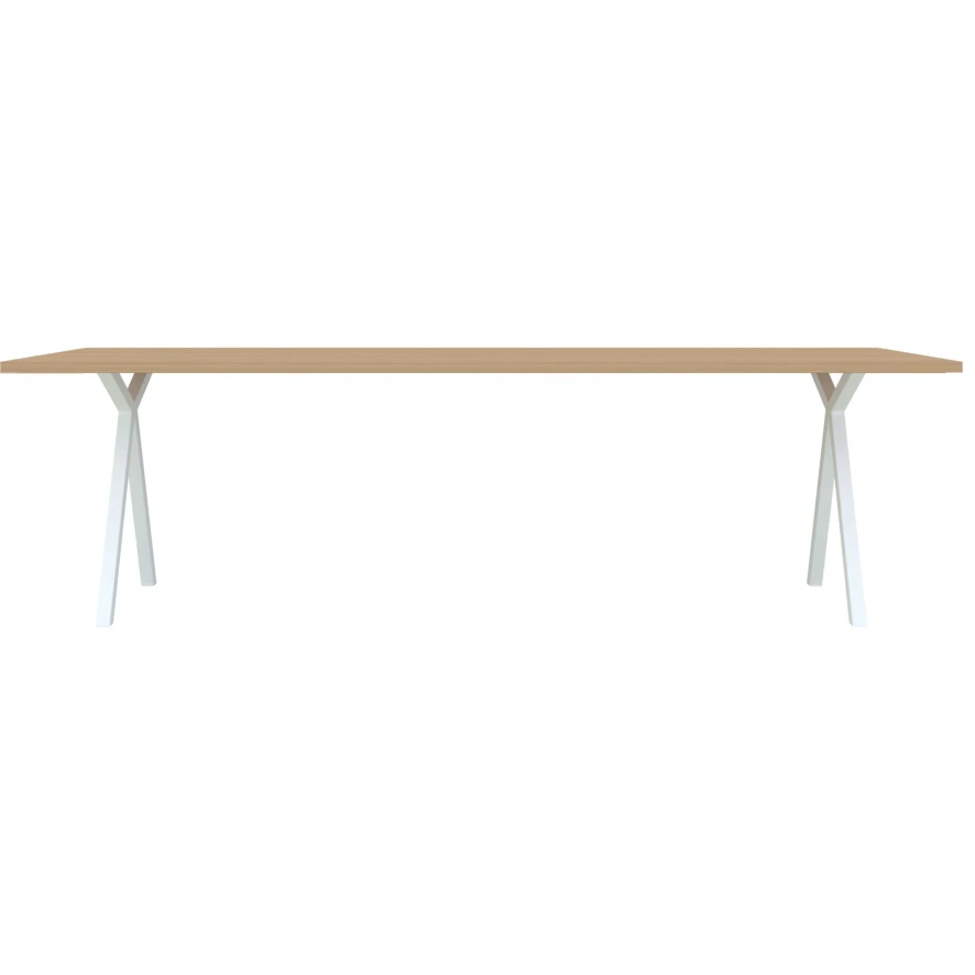Studio HENK Slim X-Type Tafel 200x90 Zwart Frame, Naturel Hardwax, Rechte Hoeken 20 Studio HENK Slim X-Type Tafel 200x90 Zwart Frame, Naturel Hardwax, Rechte Hoeken - Afbeelding 20