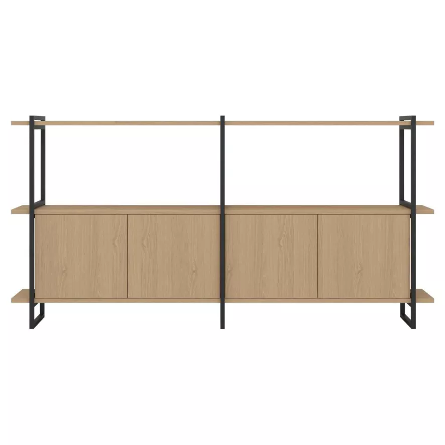 Studio HENK Modular Cabinet MC-3L Kast 200x101 Zwart 1 Studio HENK Modular Cabinet MC-3L Kast 200x101 Zwart