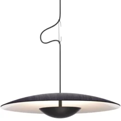 Marset Ginger Hanglamp Ø60 LED DALI Wengé/wit