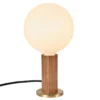 Tala LED Knuckle Tafellamp Met Sphere Lichtbron Walnoot