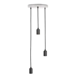 Tala LED Triple 3 Cluster Hanglamp Ø25 Wit Grafiet