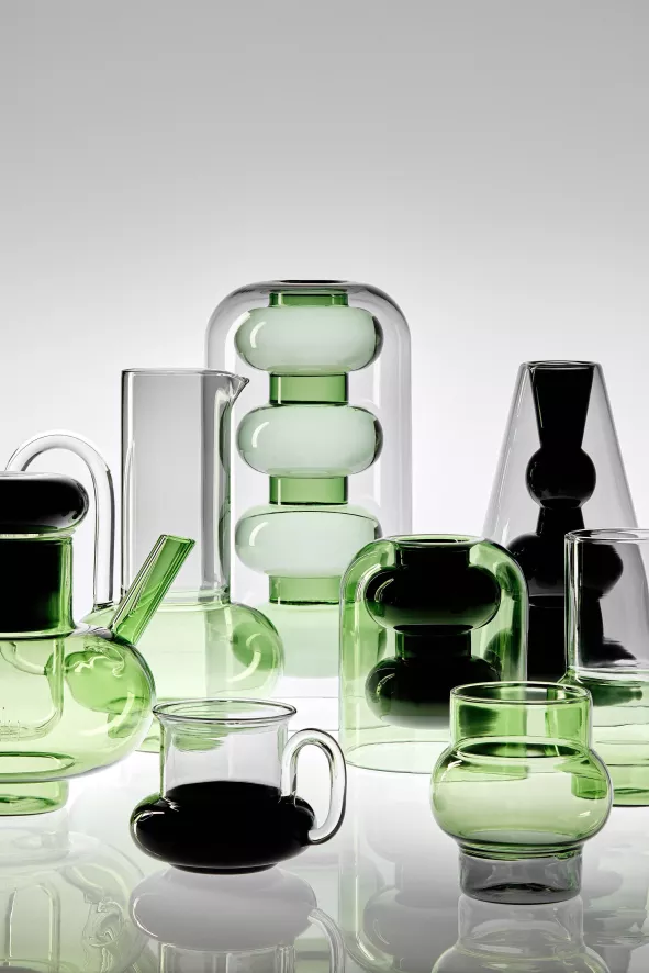 Tom Dixon Bump Theepot Zwart/groen 3 Tom Dixon Bump Theepot Zwart/groen - Afbeelding 3