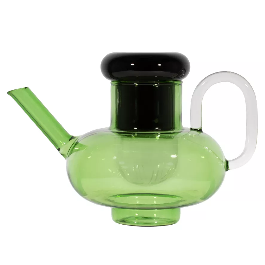 Tom Dixon Bump Theepot Zwart/groen 1 Tom Dixon Bump Theepot Zwart/groen