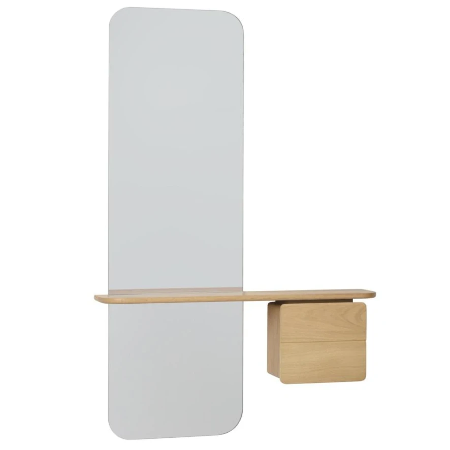 Umage One More Look Spiegel Naturel Eiken Solid Oak 1 Umage One More Look Spiegel Naturel Eiken Solid Oak