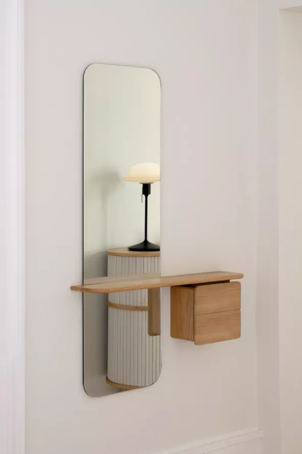 Umage One More Look Spiegel Naturel Eiken Solid Oak 3 Umage One More Look Spiegel Naturel Eiken Solid Oak - Afbeelding 3