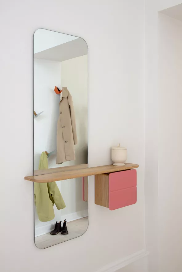 Umage One More Look Spiegel Naturel Eiken Solid Oak 4 Umage One More Look Spiegel Naturel Eiken Solid Oak - Afbeelding 4