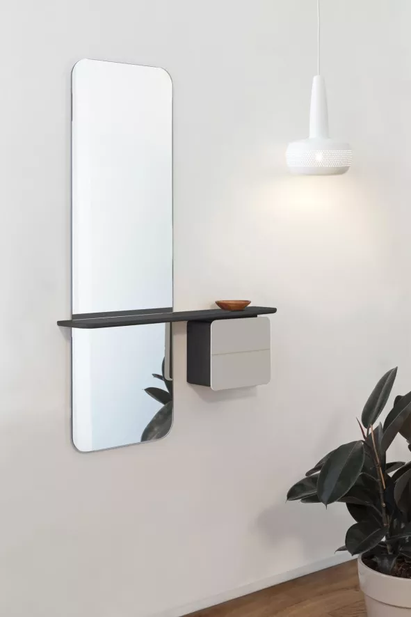 Umage One More Look Spiegel Zwart Eiken Nuance Olive 4 Umage One More Look Spiegel Zwart Eiken Nuance Olive - Afbeelding 4