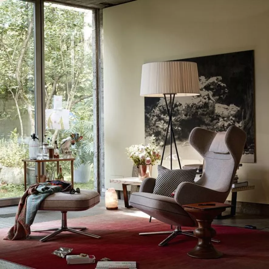 Vitra Grand Repos Loungestoel Cosy, Lichtgrijs 6 Vitra Grand Repos Loungestoel Cosy, Lichtgrijs - Afbeelding 6