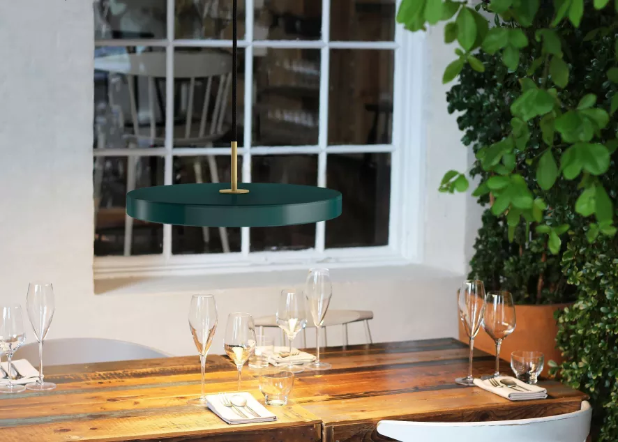 Umage Asteria Hanglamp Ø43 LED Medium Messing/antraciet 9 Umage Asteria Hanglamp Ø43 LED Medium Messing/antraciet - Afbeelding 9