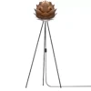 Umage Silvia Mini Tripod Vloerlamp Ø34 Zwart Onderstel, Brons