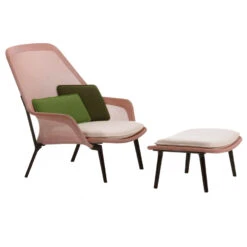 Vitra Slow Chair Met Ottoman Loungestoel Bruin/créme / Poedercoating Aubergine -Beste Meubelcollectie Winkel x886x886 vitra slow chair ottoman loungestoel.jpg.pagespeed.ic .rxKelQSjpP