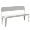 Weltevree Bended Tuinbank Met Rugleuning Agate Gray