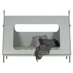 WOOOD Exclusive Tipi Kinderbed 90x200 Betongrijs