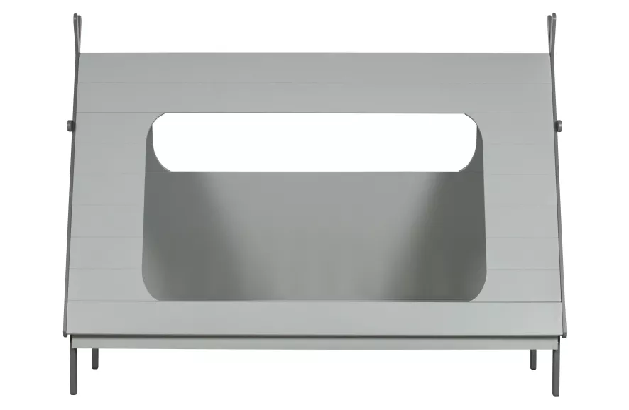 WOOOD Exclusive Tipi Kinderbed 90x200 Betongrijs 3 WOOOD Exclusive Tipi Kinderbed 90x200 Betongrijs - Afbeelding 3