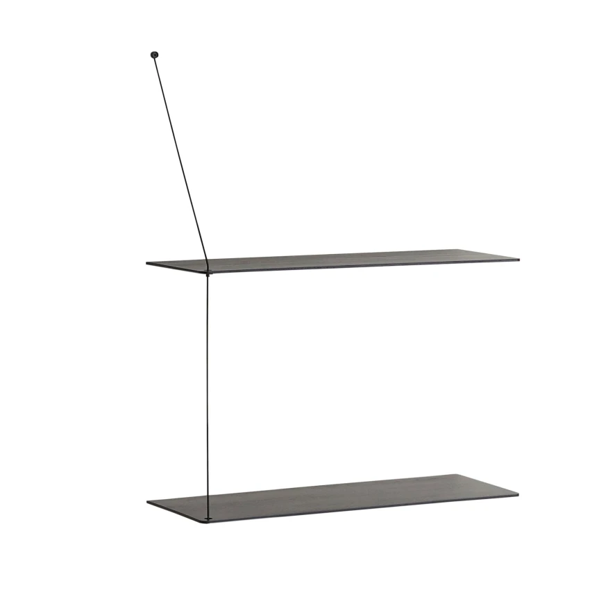 Woud Stedge Wandplank 60 White Pigmented Oak 2 Woud Stedge Wandplank 60 White Pigmented Oak - Afbeelding 2