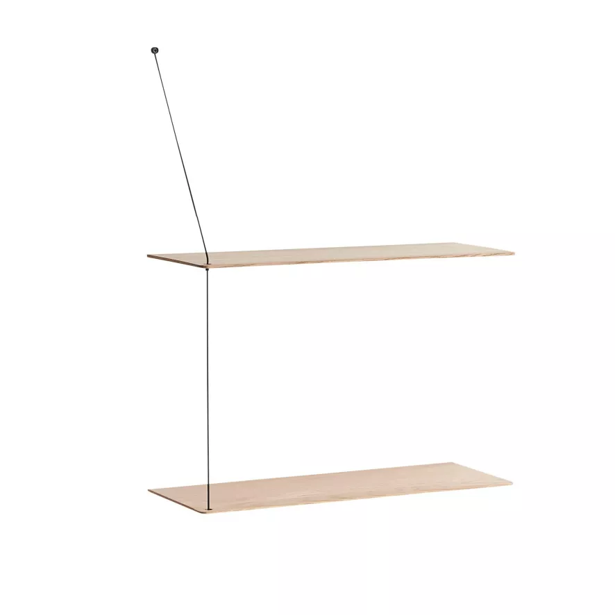 Woud Stedge Wandplank 60 White Pigmented Oak 1 Woud Stedge Wandplank 60 White Pigmented Oak