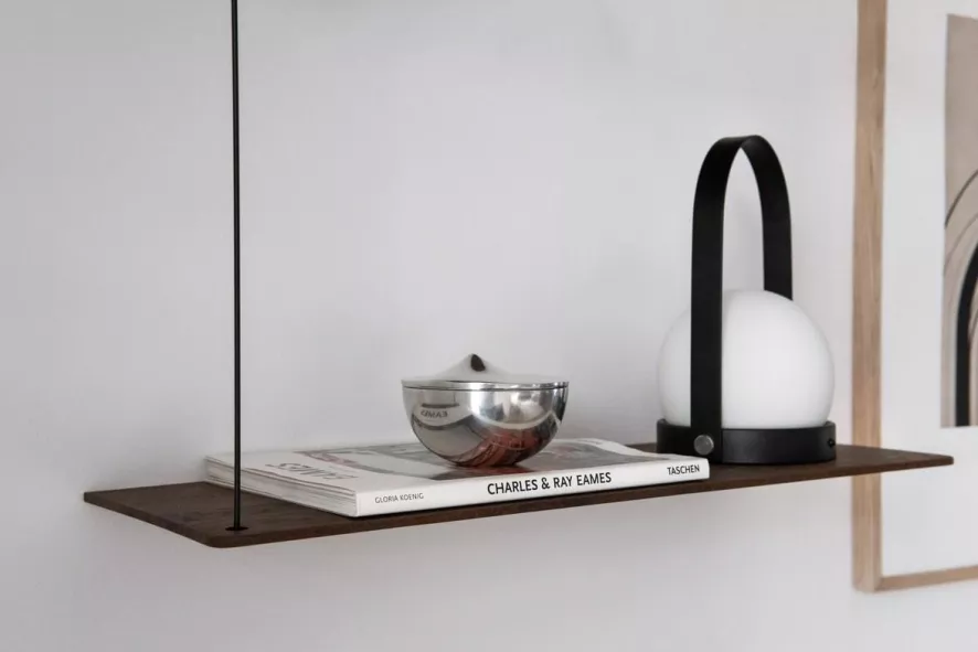 Woud Stedge Wandplank 60 White Pigmented Oak 5 Woud Stedge Wandplank 60 White Pigmented Oak - Afbeelding 5