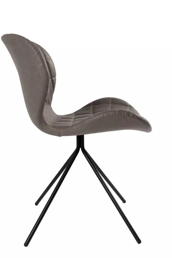 Zuiver OMG LL Stoel Geel 6 Zuiver OMG LL Stoel Geel - Afbeelding 6